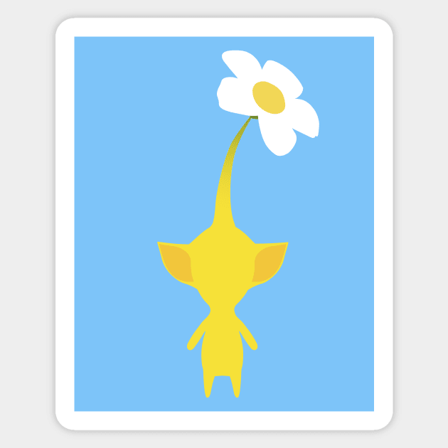 Yellow Pikmin Sticker by PaprikaPanda